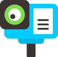 Action Camera Flat Element Style vector