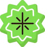 Starburst Flat Element Style vector