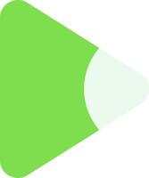 Arrow Bounded Right Flat Element Style vector