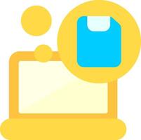 Save Flat Element Style vector