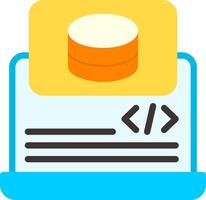 Backend Development Flat Element Style vector