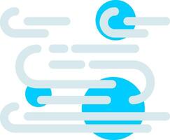 Gale Winds Flat Element Style vector