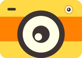 Camera Flat Element Style vector