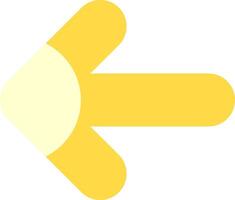Arrow Left Flat Element Style vector