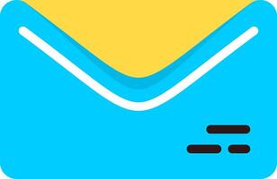 Email Envelope Flat Element Style vector