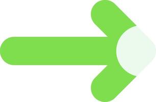 Arrow Long Right Flat Element Style vector