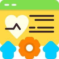 Website Health Flat Element Style vector