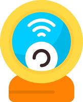 Smart Camera Flat Element Style vector