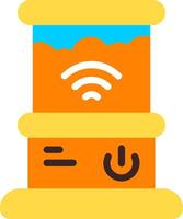 Smart Pet Feeder Flat Element Style vector