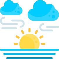 Dusk Flat Element Style vector