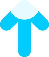 Arrow Up Flat Element Style vector