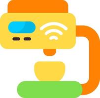 Smart Coffee Maker Flat Element Style vector