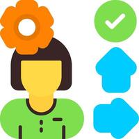 Customer Journey Mapping Flat Element Style vector