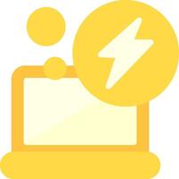 Charging Flat Element Style vector