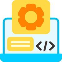 App Development Flat Element Style vector