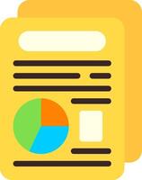 SEO Reporting Flat Element Style vector