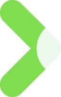 Chevron Right Flat Element Style vector