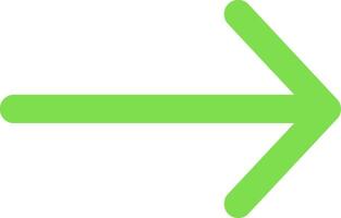 Arrow Thin Right Flat Element Style vector