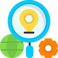 Local SEO Flat Element Style vector