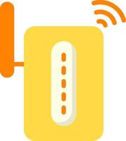 Wi-Fi Extender Flat Element Style vector