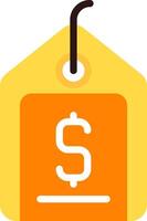 Price Tag Flat Element Style vector