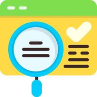 SERP Features Flat Element Style vector