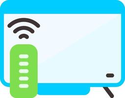 Streaming Device Flat Element Style vector
