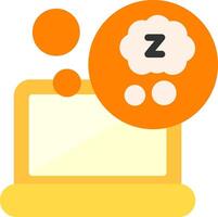 Sleep Flat Element Style vector