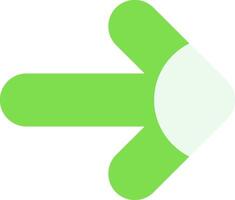 Arrow Right Flat Element Style vector