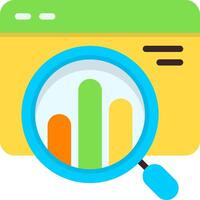 Analytics Flat Element Style vector