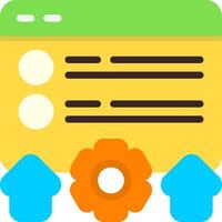 SERP Flat Element Style vector