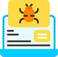 Bug Flat Element Style vector