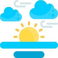 Dawn Flat Element Style vector