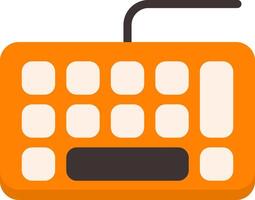 Keyboard Flat Element Style vector