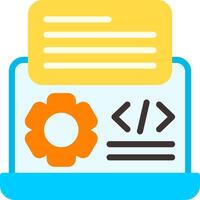 Code Setting Flat Element Style vector