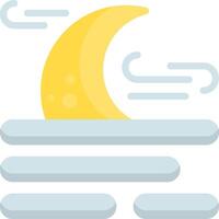 Fog Flat Element Style vector
