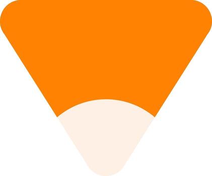 Arrow Bounded Down Flat Element Style vector