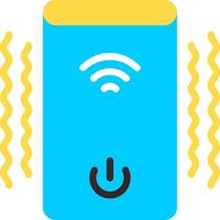 Smart Air Purifier Flat Element Style vector