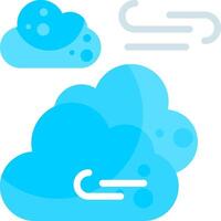 Strong Winds Flat Element Style vector