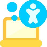 Accessibility Flat Element Style vector