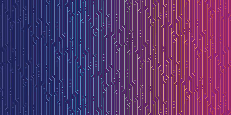 CHROMATIC CIRCUIT OF TECHNOLOGY BACKGROUND
