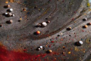 Abstract photography of bubbles. Macro world, macro space. photo