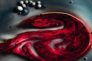 Macro of colored space. Beautiful texture abstraction photo