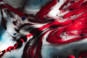 Abstract microcosm with planets, galaxies, oceans and landscapes. Macro photo. photo