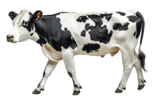 side view cow isolated on transparent background, png