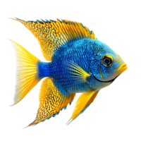 Bright and Colorful Tropical Fish with Exotic Patterns png