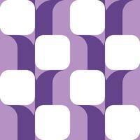 A purple and white pattern with squares vector