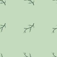 A green background with a tree branch pattern vector