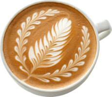 Latte Art in a Mug Crafting Cozy Cafe Moments png