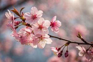 cherry blossoms in spring photo